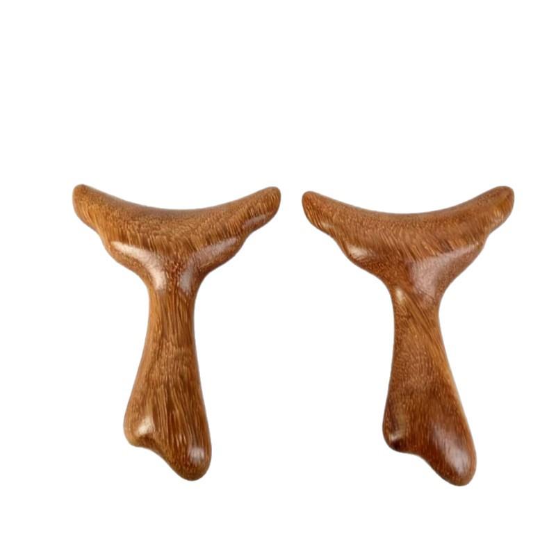 Sandalwood Gua Sha Board: Multi-Functional Scraping Tool for Leg, Shoulder, and Neck Acupressure and Meridian Massage