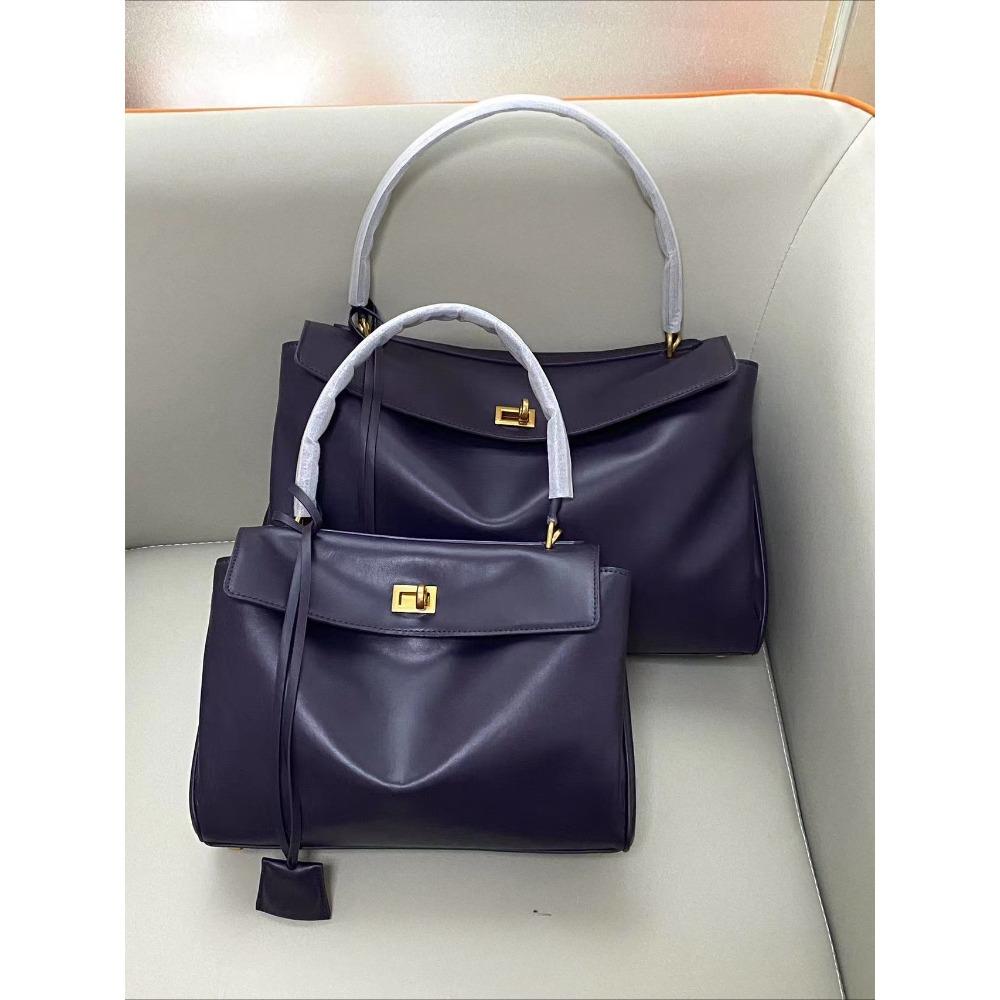 26 Nieuwe leren damestas Napa leer alligatormotief mat leer R-o-d-eo casual tas met grote inhoud