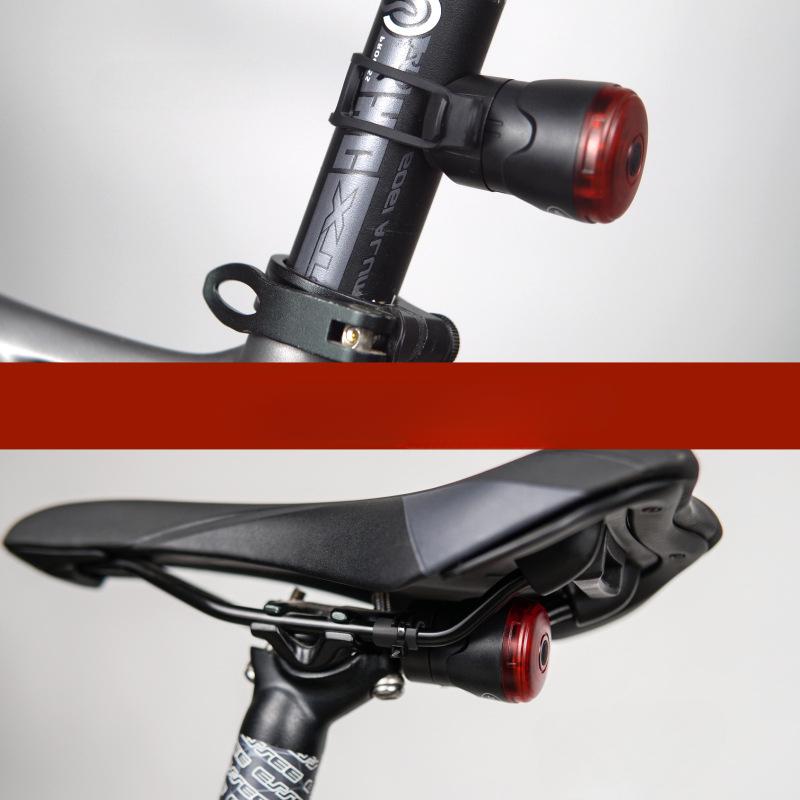 ENLEE Rowerowe Światło Hamulcowe Tylne Super Jasne Inteligentne Światła, Ostrzegawcze Tylne Światło LED Akcesoria Sprzęt do Jazdy Nocnej na Zewnątrz