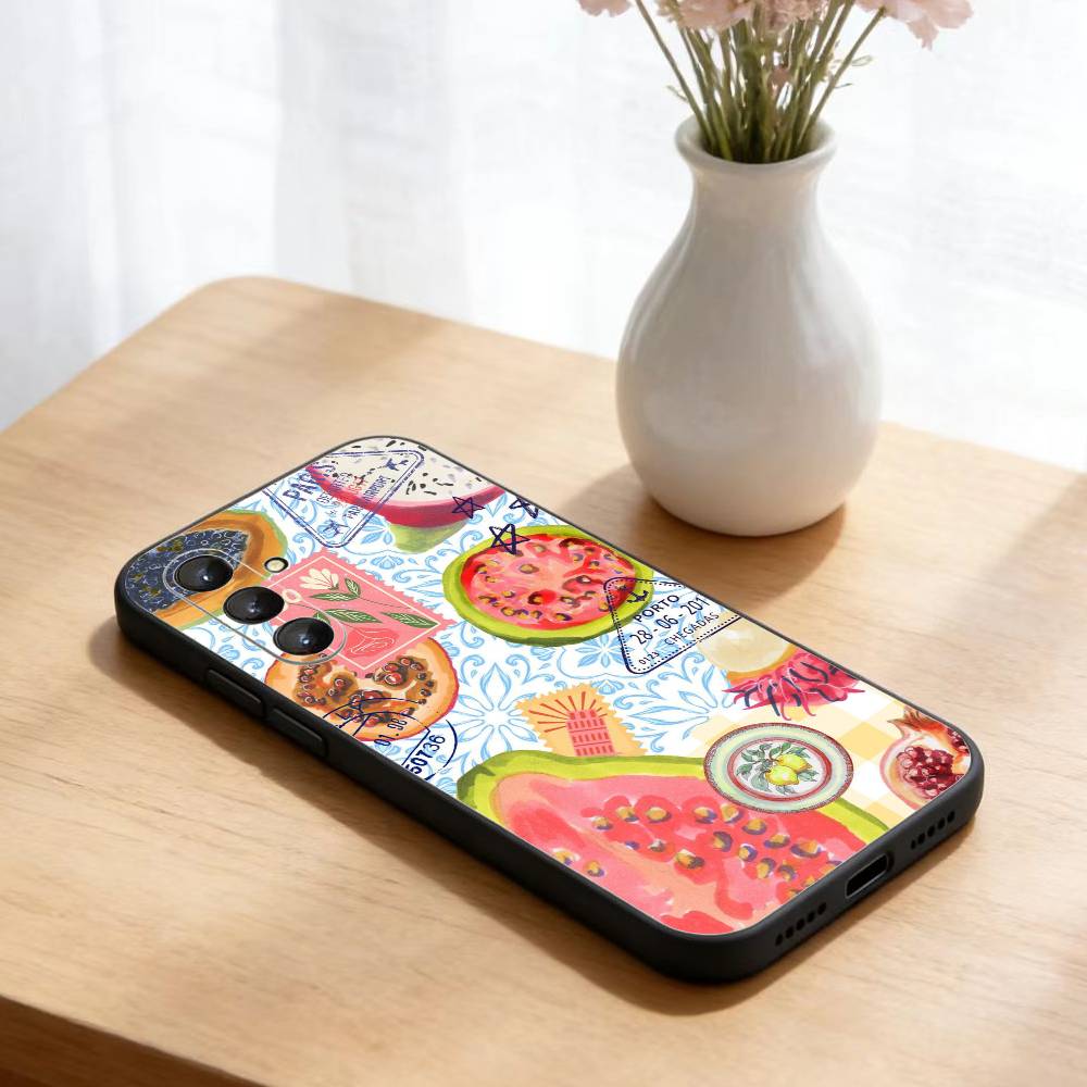Collage Phone Case For Samsung Galaxy A73,21,22,32,71,53,52,51,80,5G Soft Black Cover