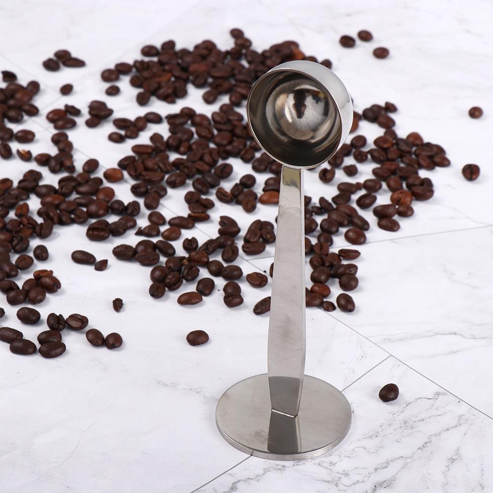 Manual Multi-Function Dual-Purpose Measuring 2 In 1 Powder Press Tamper Coffee Tool Coffee Spoon