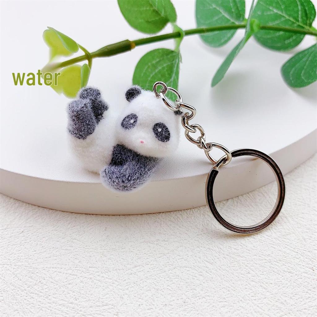 3D Resin Panda Pendant Keychain for DIY Jewelry