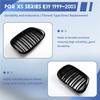 For BMW 5 Series E39 1999-2003 Compatible Car Front Hood Grille Mesh Kidney Grill Replacement Part