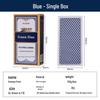 Guan Dan Premium Poker Playing Cards - Thickened, Hardened with High-End Linen Finish, Blue Core Paper, Full Case of 100 Decks.
