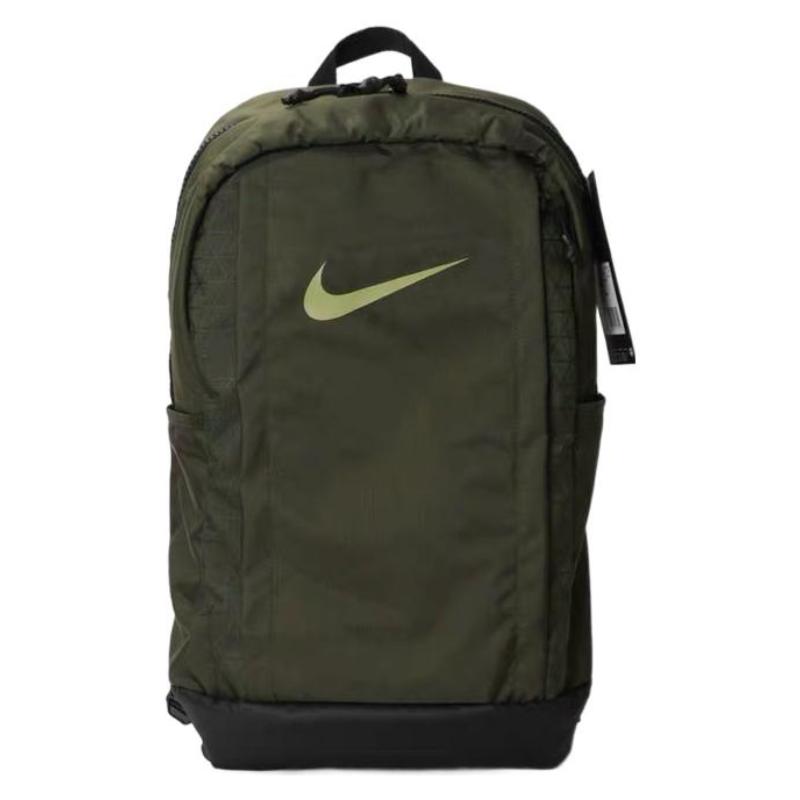 Nike Polyester Backpack Regular Unisex Army Green Casual