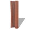 Clôture de jardin - VIDAXL - Double face - PVC - Marron - 90 x 500 cm