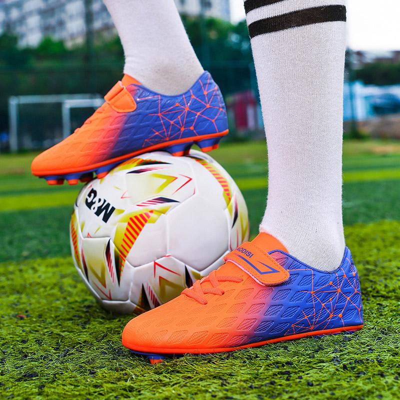 28-39 Crampons Football Garçons Caoutchouc Picots Semelle Souple Enfant Professionnel Gazon Artificiel Entraînement Crampons Football Filles