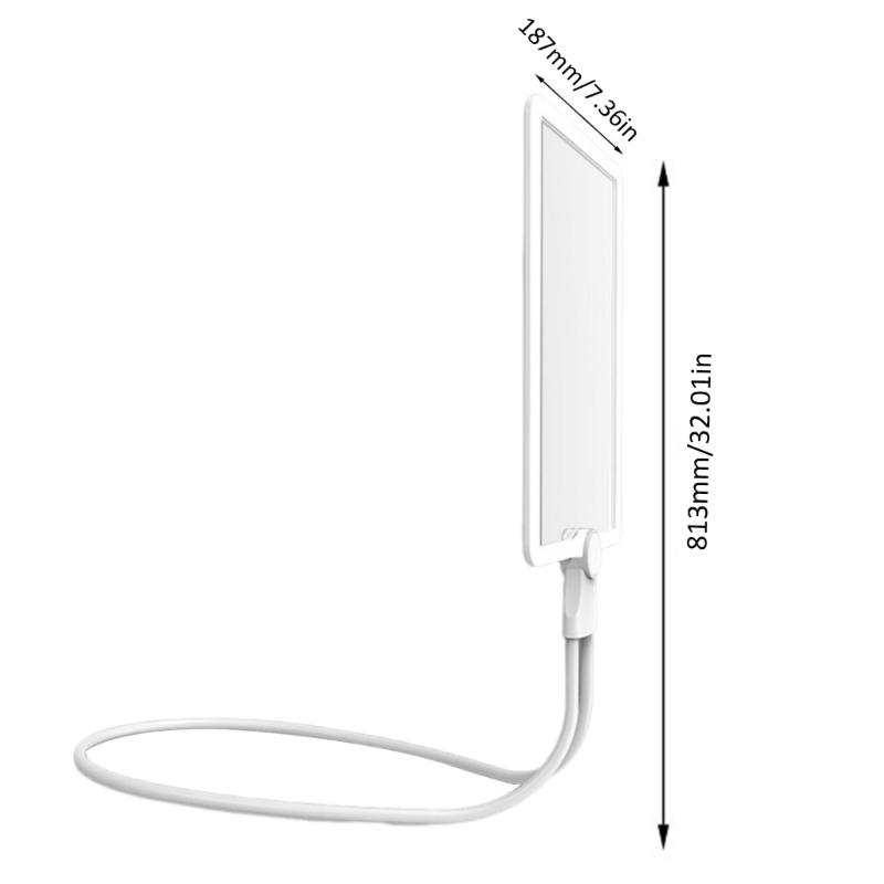 3X Handsfree Magnifying Glass for Reading Neck Wear Magnifier Flexible Magnifier with LED for Senior Repair