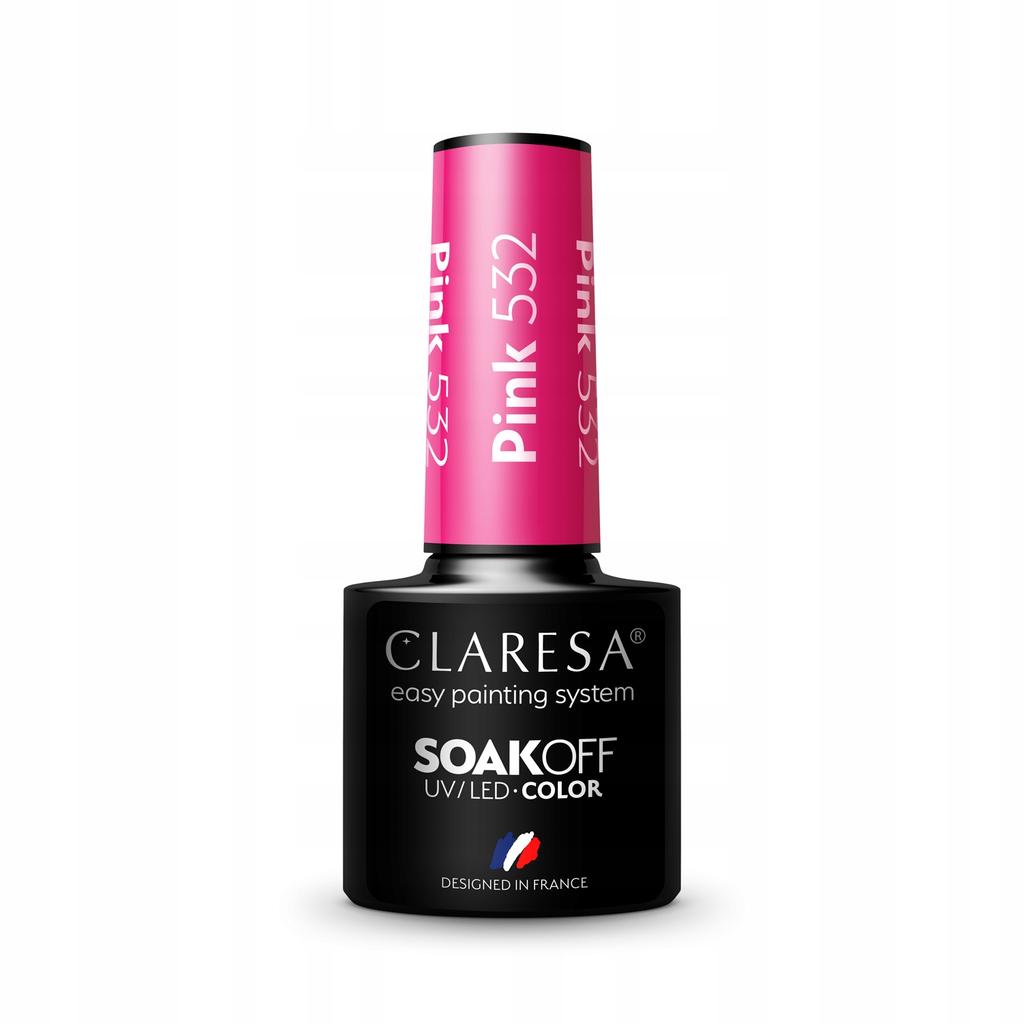 Claresa lakier hybrydowy pink 532 -5g