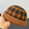 Gestreiftes Streetwear Docker-Hut Warmer Vermieter-Hut Retro Gestrickte Beanie-Mütze Unisex