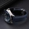 Blue nylon leather strap For Omega New Seamaster 300 Super Master AT150 Fabric Leather AQUA TERRA men's strap 19mm 20mm