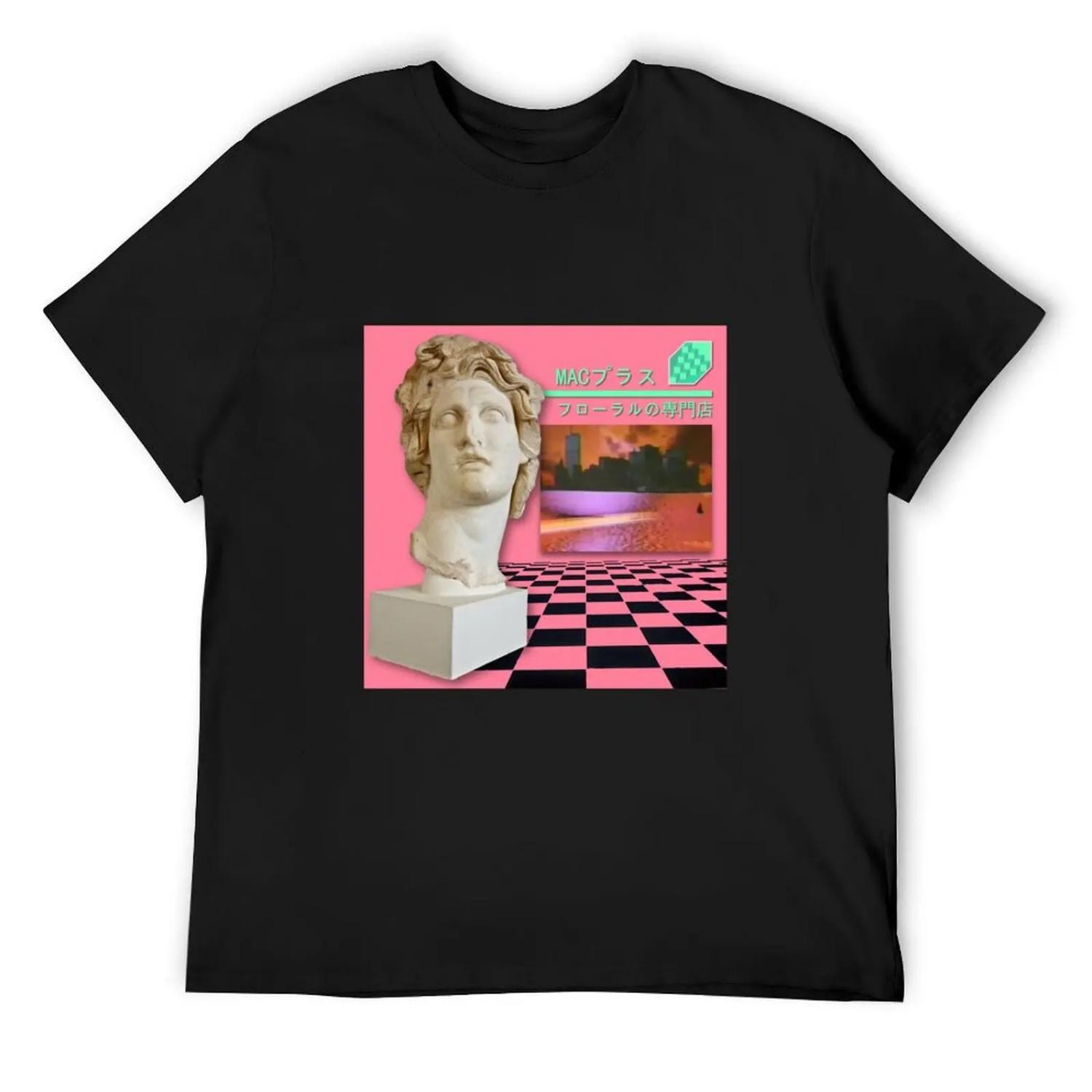 

Macintosh Plus_ Floral Shoppe [vaporwave] T-Shirt XXXXXL чорний