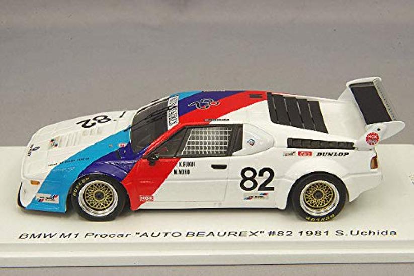 Spark BMW M1 Procar AUTO BEAUREX 1981 Finished Product 1/43 1981#82 #82 S.Uchida