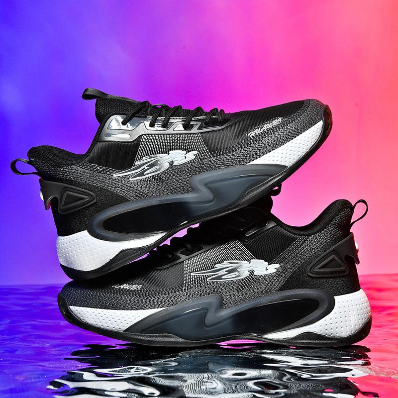 Spring Sports Basketball Shoes Men's 2025 New Combat Breathable Sneakers Youth Wear-resistant Sneakers Men's 47 Large Size