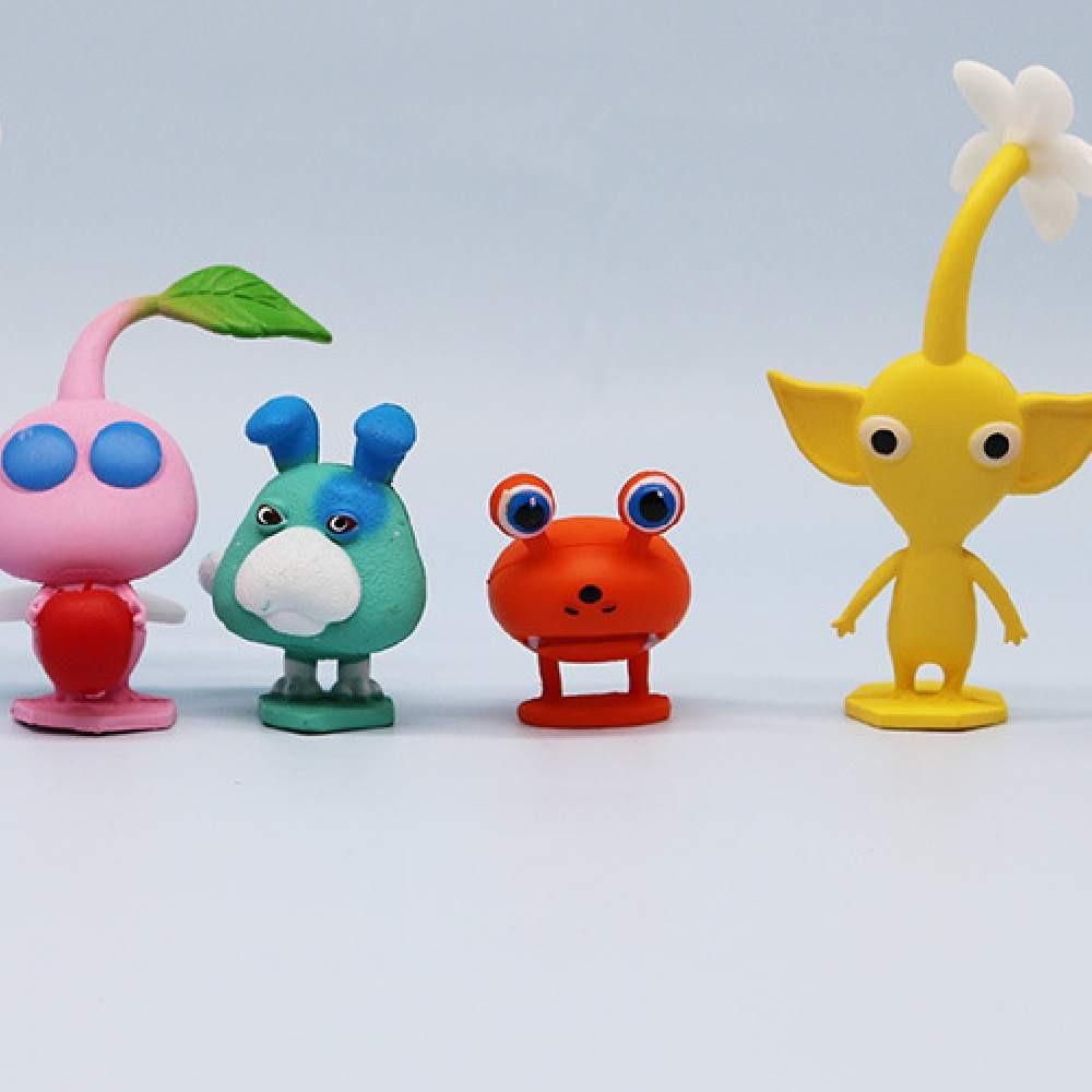 Entzückende Pikmin Cartoonfigur Spielperipherie Pvc-Material Für Ausstellung Und Geschenke