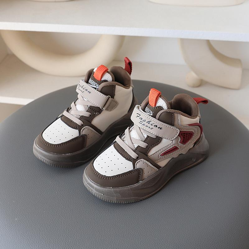

New spring and autumn girls shoes, children s sports shoes, casual non-slip boys sneakers, dad shoes for young children 21-25Code【One Hand5Doub