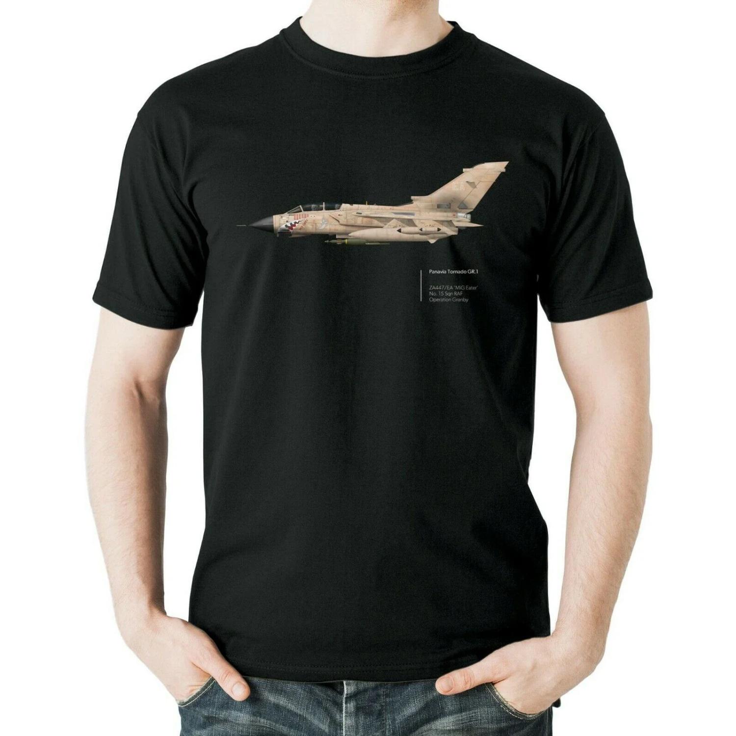 

GR.1 MiG Eater Panavia Tornado Multirole Combat Aircraft T-Shirt S чёрный