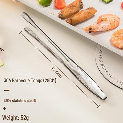 BBQ a potravinové kleště z nerezové oceli 304