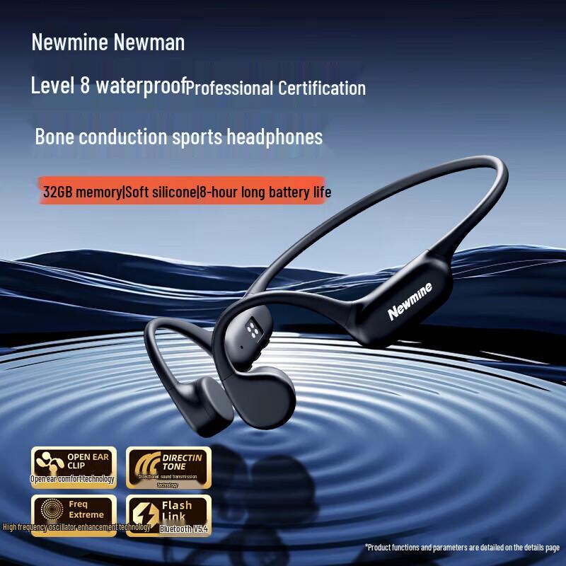 Newmine G10 Bone Conduction Sports Wireless Bluetooth Earphones IPX8 Waterproof