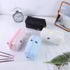 Cute Polyester Cosmetic Pouch With Butterfly Design For Travel And Daily Use
