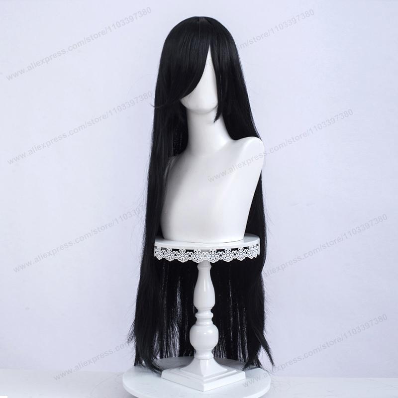 Anime 100Cm Long Staight Cosplay Synthetic Wig Black White Red Pink Brown Gold Blue Women Heat Resistant Hair High Quality Wigs