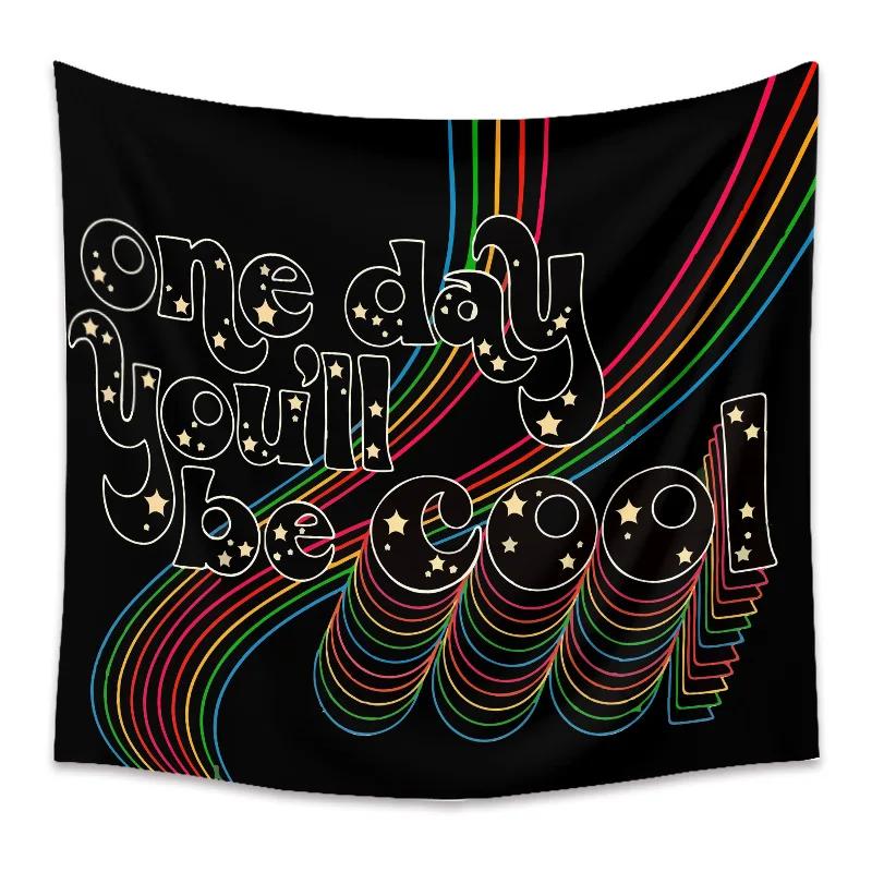 Psychedelic Sunset Tapestry Vibrant Art for Living Room Boho Style Enhance Your Space with Colorful and Inspirational Vibes