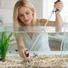 Fish Tank Vacuum Gravel Cleaner with 6FT Hose Flow Control Valve Fixture Clamp Aquarium Water Changer Siphon Pump Sand Vacuum Cleaner