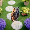 Owl Garden Stake, 2D Acrylic Owl Decoration, Outdoor Realistic Owl Yard Art Stake for Lawn Flower Bed Planter Decor