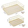 Minimalist Iron Art Desktop Organizer - Snack & Cosmetic Storage Basket