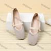 Fashion Buckle Strap Flats Women's 2025 Summer New Fashion Hollow Mesh Mary Jane Shoes Large Size Comfortable Breathable Casual Shoes