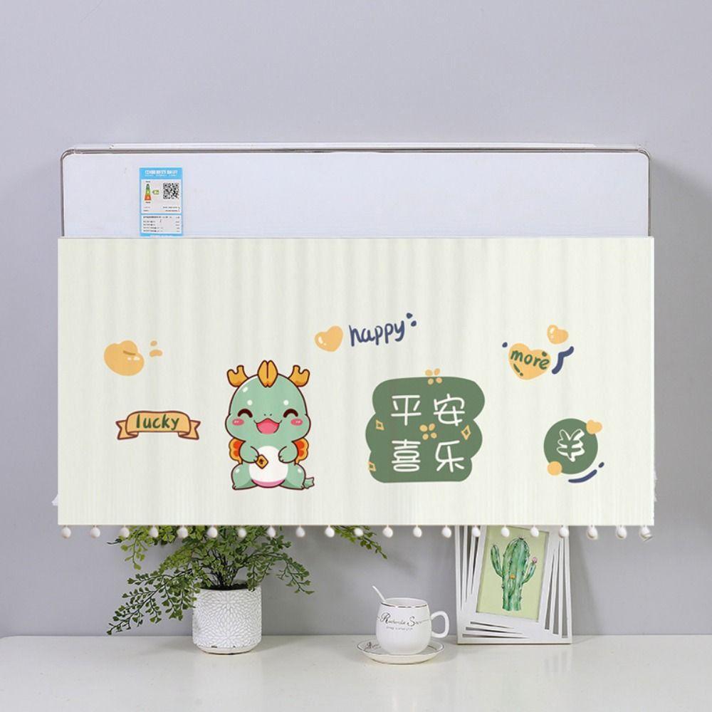 

Cartoon Pattern Windproof Curtain Anti Direct Blowing Windproof Baffle Home Style 1