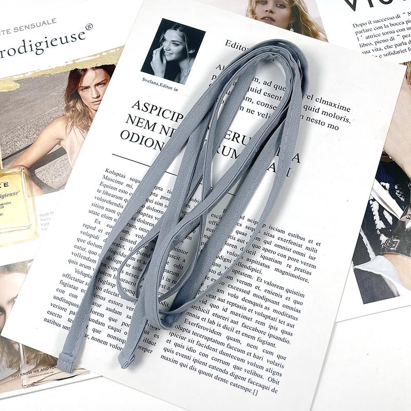 Spring/Summer Thin Tie & Belt Set: Solid Color, Versatile & Simple Clothing Accessories