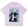230 g/m² 100% Baumwolle My Hero Academia V11 Dabi Druck Unisex Schweres Baumwoll-T-Shirt