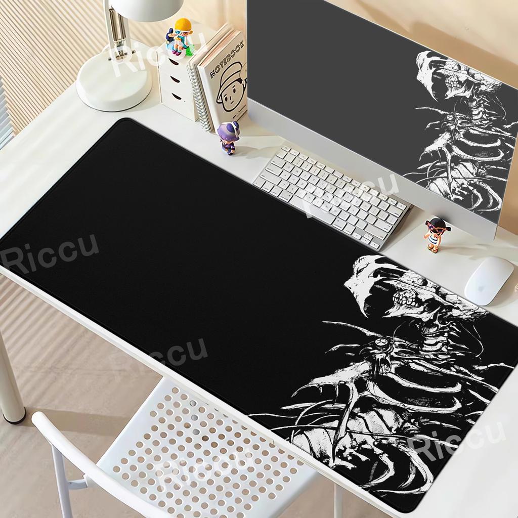 Black White Skull Gaming Mouse Pad Large Mousepad XXL Table Mat Anti-slip Keyboard Accessories Office Laptop Desk Mats Gamer Rug
