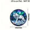 2D Flat Acrylic Arctic Landscape Decoration, No Need for Batteries/electricity, Unique Indoor/outdoor Decoration, Multi-purpose Traditional Styl