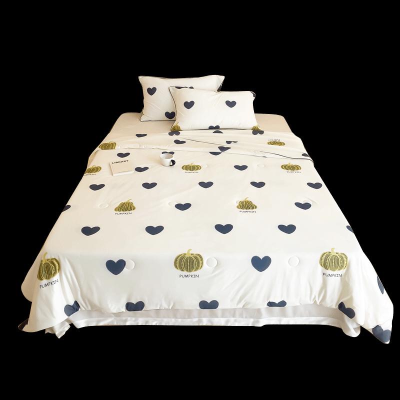 YIYIAI Cooling Printed Soy Fiber Summer Duvet