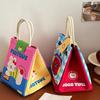 Cute Bento Bag For Office Workers Large Capacity Tote Bag Cartoon Insulated Fresh-Keeping Bag Student Lunch Box Bag