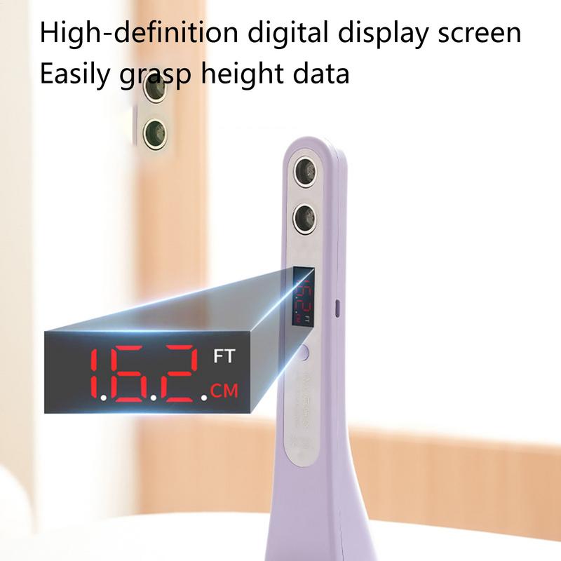 Smart Digital Height Measuring Device Ultrasonic Height Measurement Tool Handheld Cordless Height Measurement Device for Kids