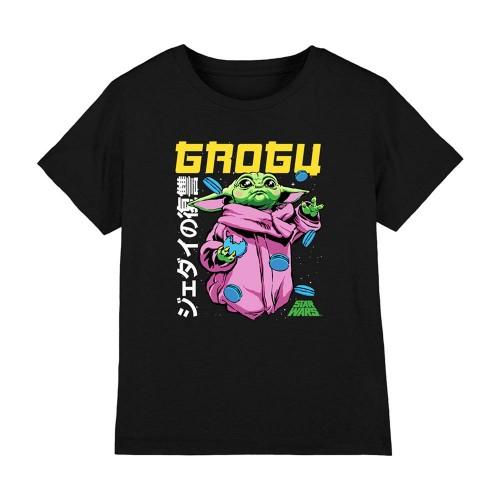 Star Wars: The Mandalorian Childrens/Kids Grogu Neon T-Shirt