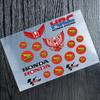 For Honda Waterproof Reflective Motorbike Stickers Easy Peel Removable Decals For Motorcycle Car