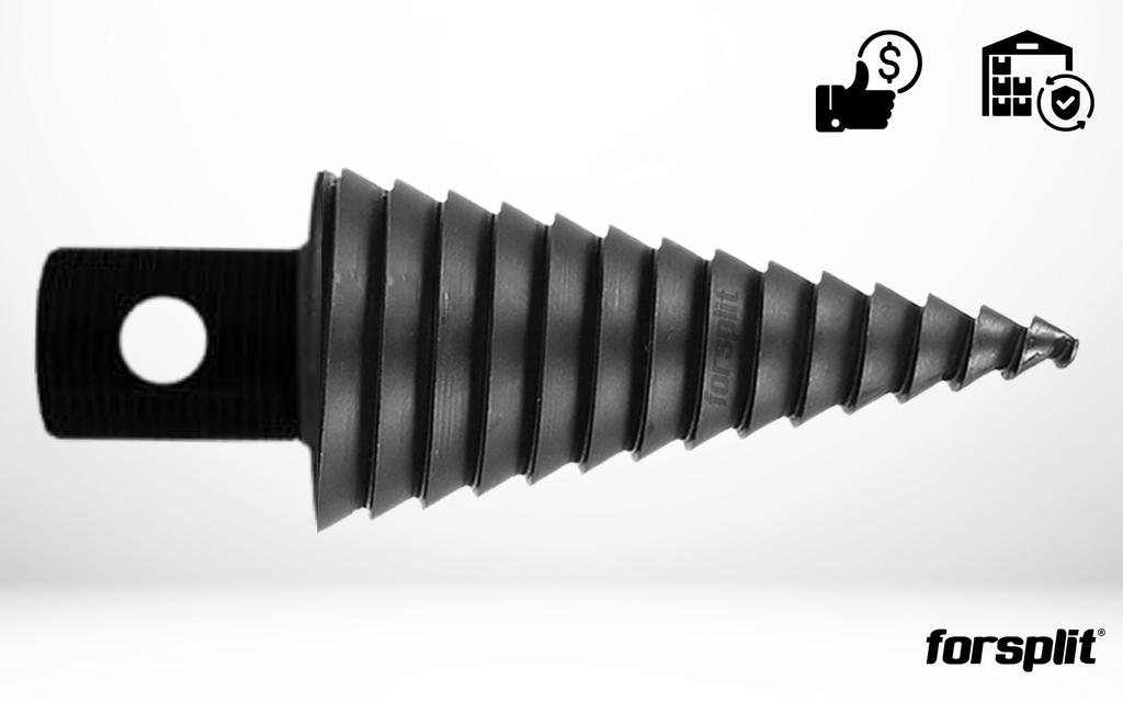 Auger for auger splitter 80mm, with replaceable tip (pinned) Auger for auger splitter / diameter 80mm / hole 35mm / cone for splitting wood