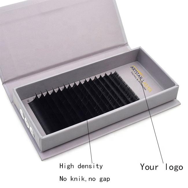 J/B/C/CC/D/DD Curl 0.03 0.05 0.07mm Volume Eyelash Extensions Bottom Lash Tray with Private Label