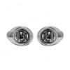 Chrome Cover Car Fog Lamp Day Time Running Light DRL For Ford Focus 3 2012 2013 2014 Focus With Switch Wires