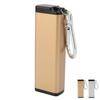 Metal Storage Tube Bottle Keychain Airtight Container Aluminum Alooy Water Proof for Outdoor Camping