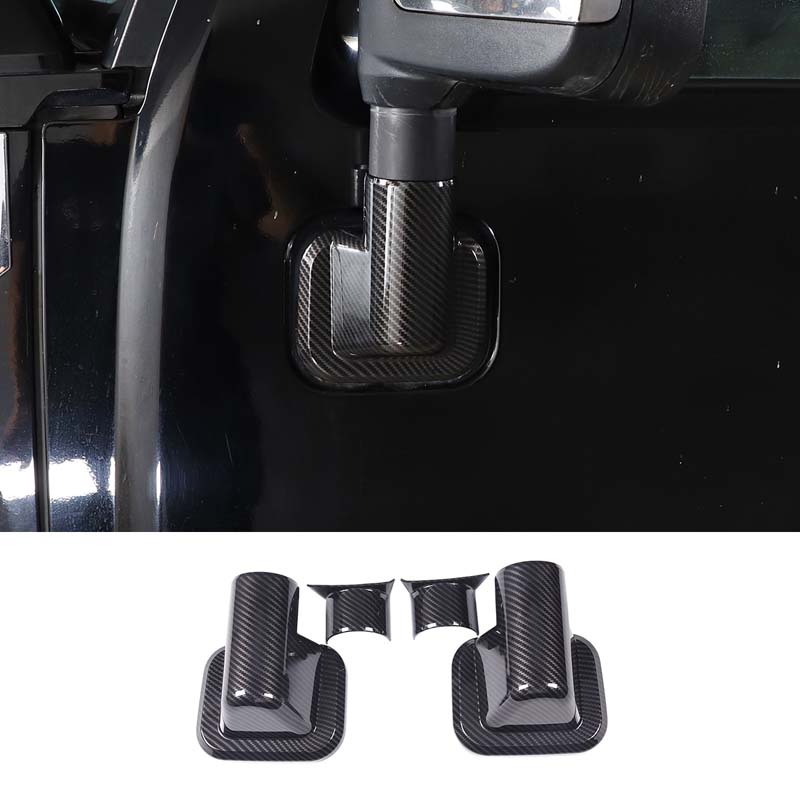 

For Hummer H2 2003-2009 ABS Black/Silver Car Exterior Mirror Cover Mirror Protection Trim Cover Sticker Car Accessories