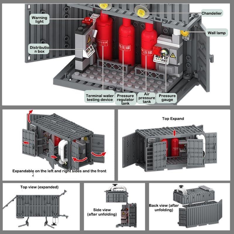 Weltkrieg 2 WW2 Armee Militär Soldaten SWAT Container Waffe Kanone Basis Modell Bausteine Ziegel Kinder Spielzeug Geschenk