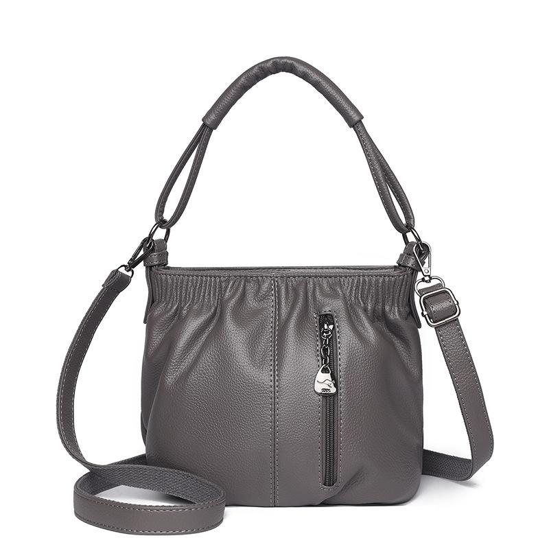 Handbag bag women's new fashion versatile messenger bag large capacity simple shoulder bucket bag