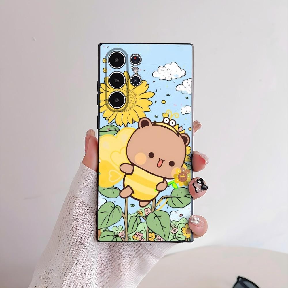 

Cartoon Bubu Dudu Kawaii Phone Case For Samsung Galaxy S25 S24 S22 S23 Ultra S21 S20 Plus Frosted Non-Slip Full Cover Soft Case samsung S22