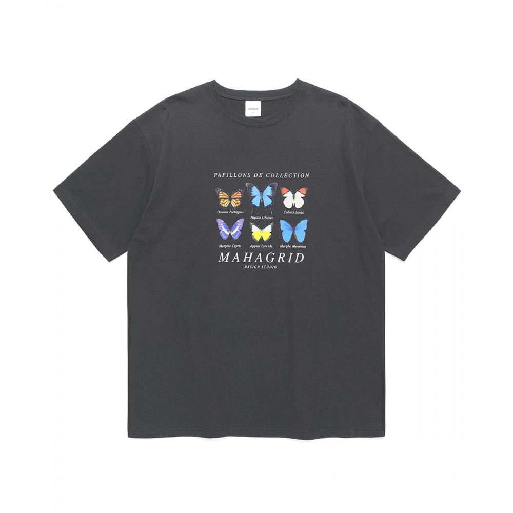 

ФУТБОЛКА MAHAGRID BUTTERFLIES CHARCOALMG2CMMT527A