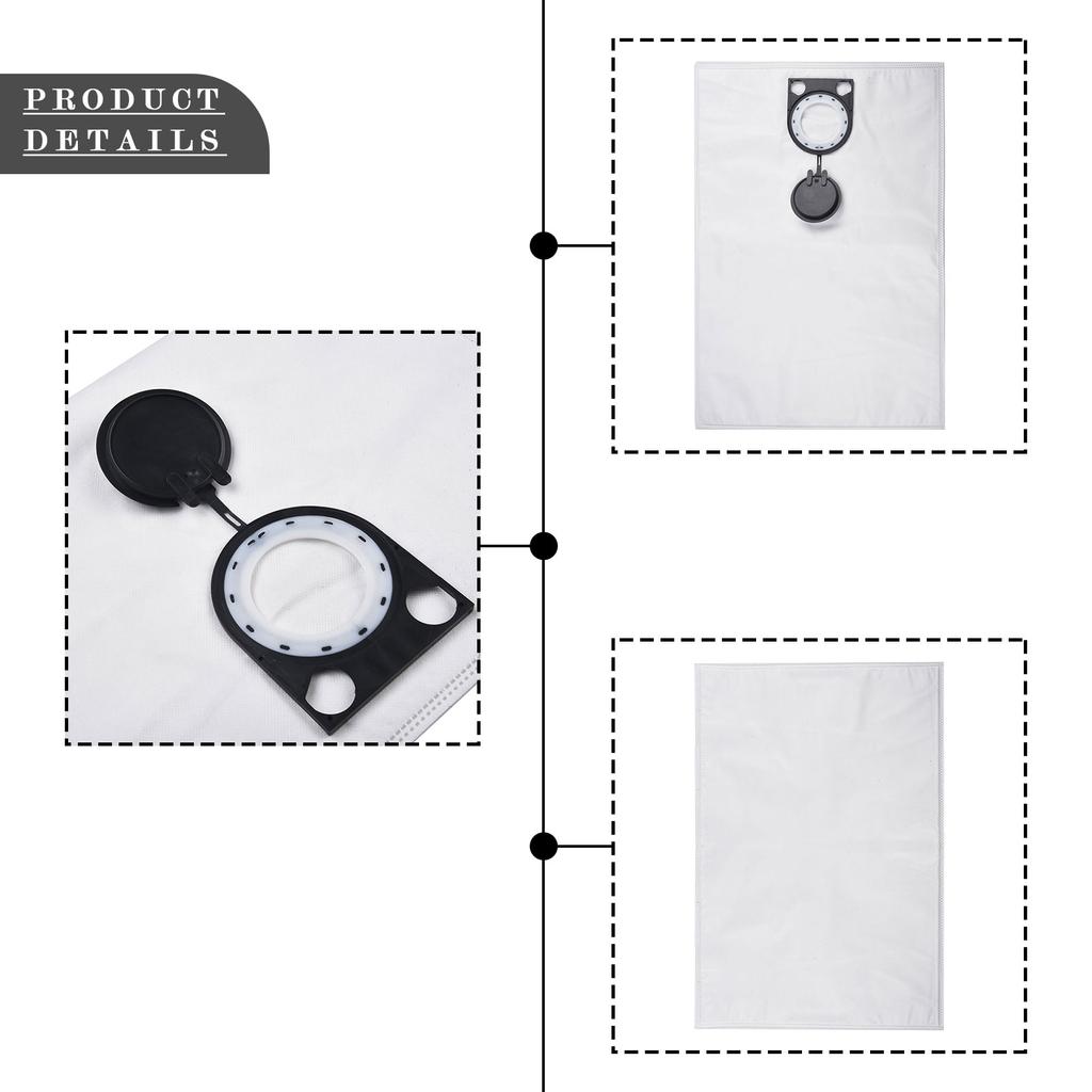 Functional High Quality Home Cleaner Bags Dust Bags Long-lasting Multi-purpose Robot Vacuum Equipment Exquisite
